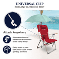 thumbnail image 5 of Caribbean Joe 48" Clamp on Beach Umbrella with UV Protection, 5 of 7