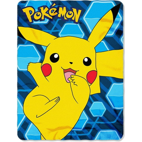 Pokemon "Pikachu" Fleece Throw Blanket