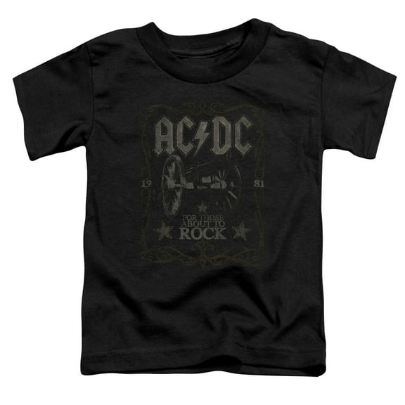 Acdc - Rock Label - Toddler Short Sleeve Shirt - 2T