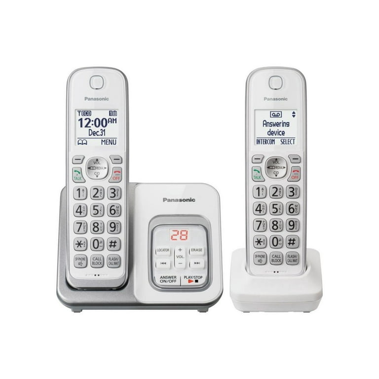 Two-Line Expandable Cordless Phone with Answering System