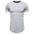 thumbnail image 1 of Camiseta de hombre lisa de manga corta y corte slim, 1 of 2
