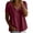 Hot Pink, variant on Cotton Linen Peplum Tops For Women V-Neck Short Sleeve Pleated Tunic Blouse Casual Summer Beach Holiday Flowy Tee Shirts