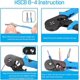 thumbnail image 3 of Hsc8 6-4 0,08-10 mm Alicates de engarzado autoajustables Alicates de engarzado Pelacables Herramienta de engarzado automática para ratas de cables aislados y no aislados, 3 of 5