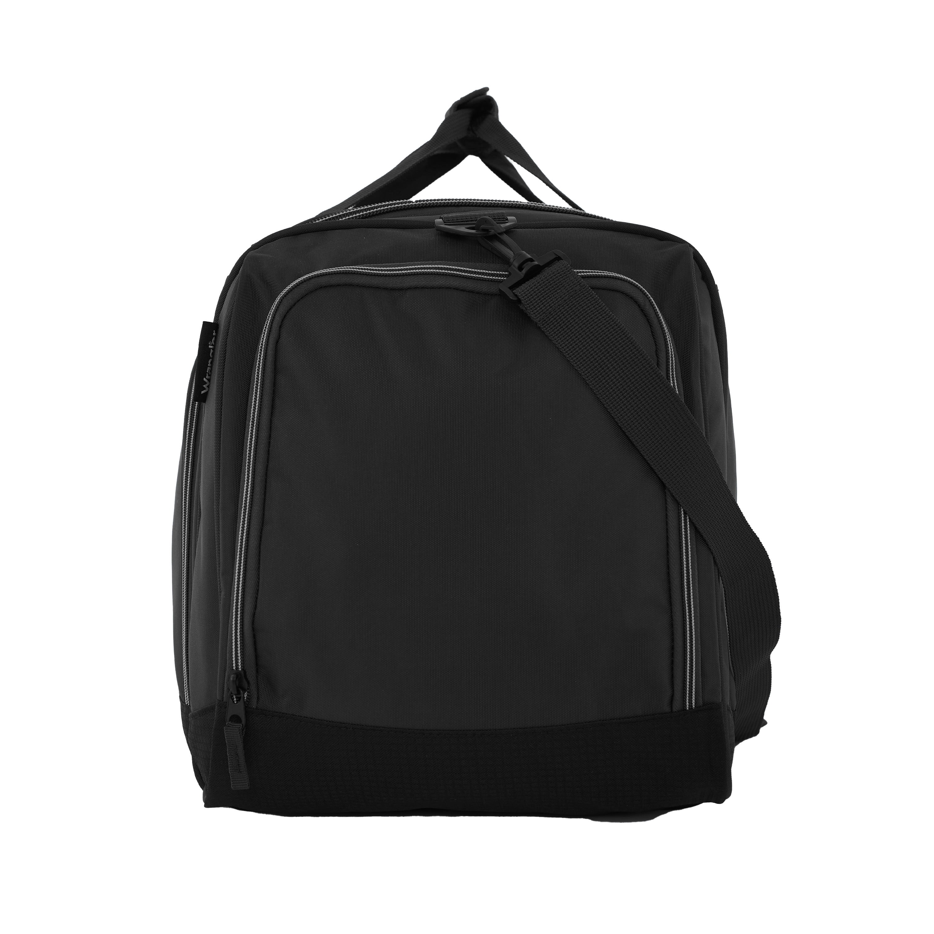 Wrangler Large 28" Travel Duffel with Side Wet-Shoe Pocket - Black