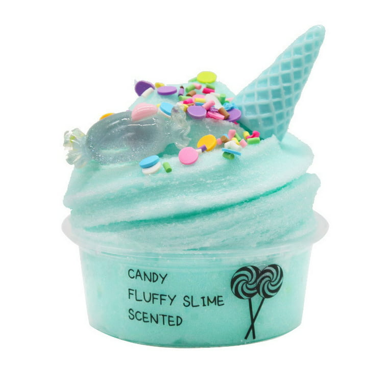 Cotton Candy Ice Cream Scoops DIY Slime Kit