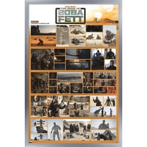 Star Wars: Book of Boba Fett - Chapter 1 Wall Poster, 22.375" x 34", Framed