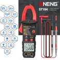 thumbnail image 3 of ANENG True RMS Digital Multimeter Clamp Meter DC/AC Voltage Detector AC Amp Meter with Ohm Capacitance NCV Continuity Diode Hertz Temperature Tester, 3 of 4