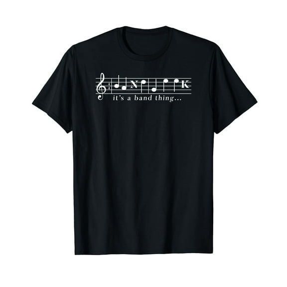 It's a band thing Marching Shirt Men Women Geek Music Notes