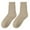 Khaki, variant on HHGBAD Winter Thermal Socks, Thick Warm Wool Socks, Unisex Medium Length Socks, Insulated Fleece for Comfort, Perfect for Home and Outdoor Activities