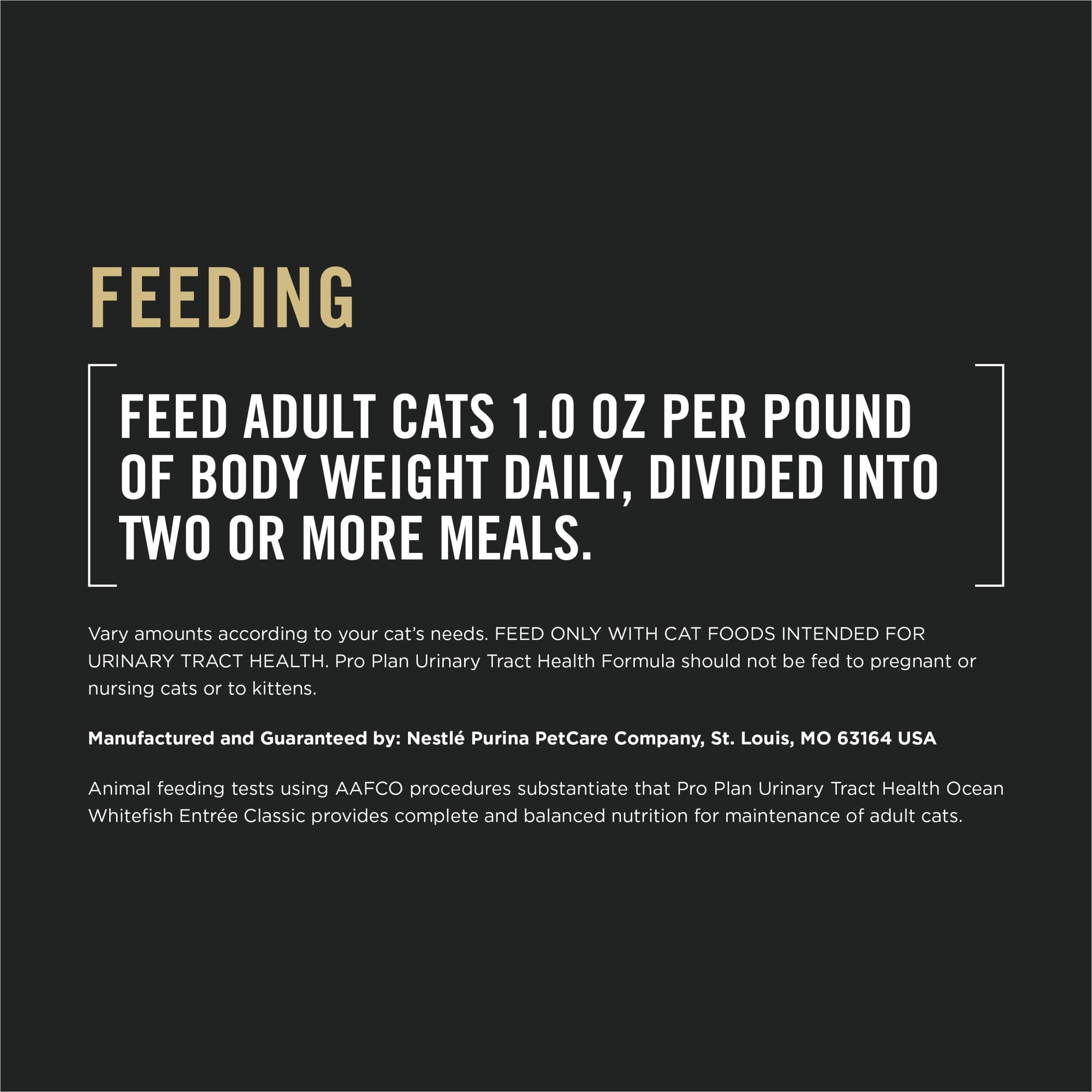 Purina Pro Plan Urinary Tract Health, Ocean Whitefish, Wet Cat Food, 5.5 oz Cans, 24 Pack