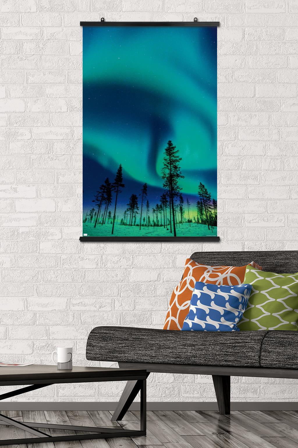 Aurora Borealis Wall Poster, 22.375" x 34"