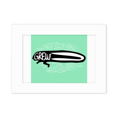 thumbnail image 1 of Black Insect Animal Outline Natural Photo Mount Frame Picture Art Painting Desktop 5x7 inch, 1 of 3
