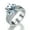 White, variant on 5ct Moissanite Diamond Ring for Women 925 Sterling Silver Moissanite Rings Anniversary Promise Wedding Rings for Her with Certificate