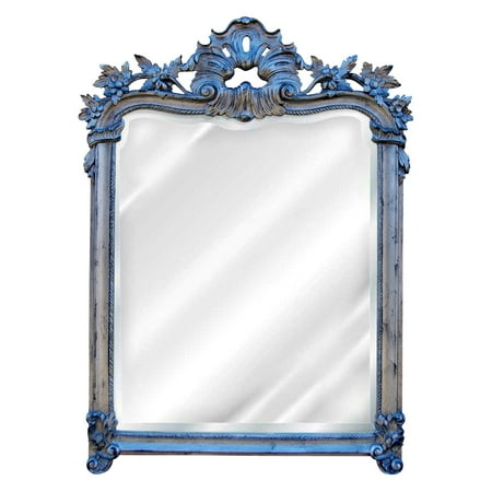 Universal English Manor - Hickory Manor House English Arch Floral Wall Mirror - 33W x 45H in.