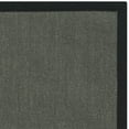 thumbnail image 4 of SAFAVIEH Natural Fiber Keane Solid Sisal Area Rug, Anthracite/Black, 5' x 8', 4 of 5