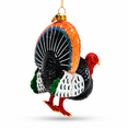 thumbnail image 4 of Gobbler Turkey for Thanksgiving and Holiday Decor Glass Christmas Ornament, 4 of 6