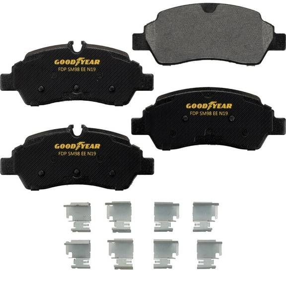 Goodyear Brakes GYD1775 Truck and SUV Carbon Ceramic Rear Disc Brake Pads Set