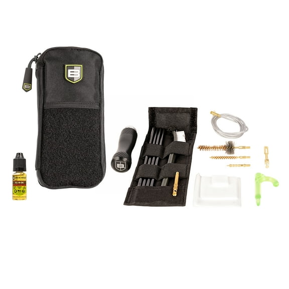 Breakthrough Clean Technologies® Badge Series Rod & Pull-Through Cleaning Kit w/ Molle Pouch, 6.5mm