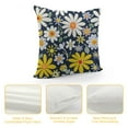 thumbnail image 4 of TIAOTIAOHOU Yellow and Blue Decorative Pillow Covers Daisy Sunflower Yellow Throw Pillow Cover for Couch Living Room Sofa Patio Outdoor You are My Dark Decor, 4 of 5