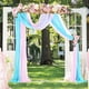 thumbnail image 4 of Elegantes cortinas de tela transparente para decoración de ceremonias y fiestas, románticas para arcos de boda, 4 of 8