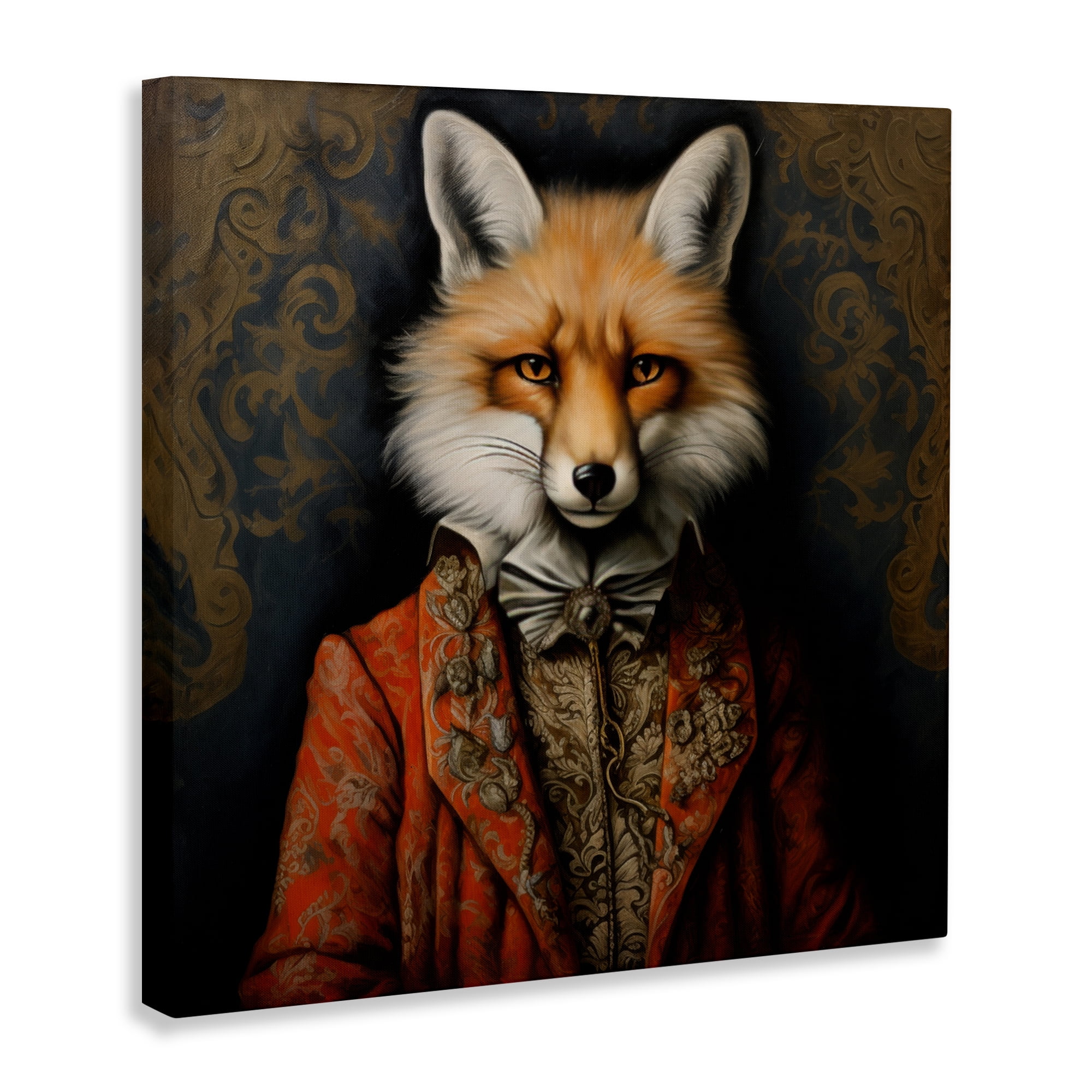 Stupell Industries Mystical Metamorphosis Fox Canvas Wall Art, design by Lazar Studio