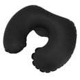 thumbnail image 2 of Almohada inflable para exteriores, almohada de aire portátil para acampar, almohada de cuello negra en forma de U para viajes, 2 of 8