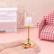 Misright Dollhouses Table Lamps Miniature LED Lighting Lamp for Indoor Scene Display