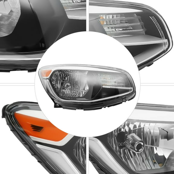 For Kia Soul 2014 2015 -19 Right Halogen Headlight Right Passenger Side Headlamp Trouble-free Installation