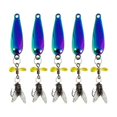 thumbnail image 1 of 5 Pcs Metal Propeller Fishing Lure for Catching Fish, Bionic Fly Fishing Bait with Propellers, ly Spinning Propeller Metal Sequin Soft Bait, Bass Fly Fish Lures Kit, Fishings Baits & Catfish Baits, 1 of 8
