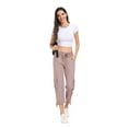 thumbnail image 5 of MoFiz Womens Capris with Pockets Loose Fit Casual Capri Pants Dressy Lightweight Ladies Baggy Cargo Pants for Hiking, 5 of 6
