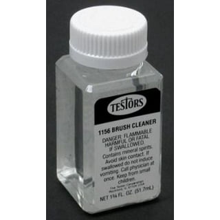 Testors Cement Plastic Model Glue Adhesive 2-Pack, 6 Fine Detail Miniatures  Paint Brushes 