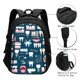thumbnail image 3 of Balery Dental Mochila con carga USB para hombre y mujer - Mochila impermeable y antirrobo para portátil con puerto USB para viajes, trabajo, estudios y universidad, 3 of 7