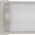 thumbnail image 6 of Barril Collection 32 in. Brushed Nickel Large Modern Integrated LED Linear Vanity Light, 6 of 10