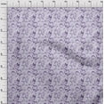 thumbnail image 4 of oneOone Velvet Pastel Purple Fabric Asian Pottery Floral Sewing Material Print Fabric By The Yard 58 Inch Wide, 4 of 4