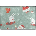 thumbnail image 2 of Coolnut Christmas Texture Area Rug Carpet Living Room Bedroom 3'x2', 2 of 6