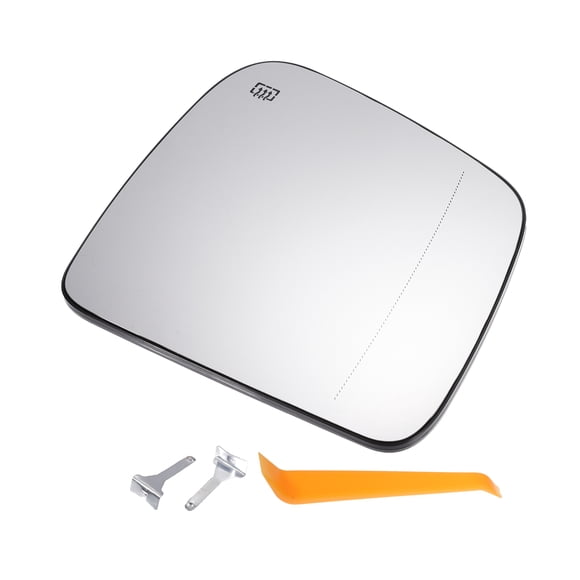 Reemplazo de vidrio del espejo retrovisor derecho 1 pieza, vidrio blanco calefaccionado con respaldo, adecuado para Dodge Durango 14-19