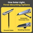 thumbnail image 2 of Solar Sign Light Flood Lights 13" BICSSL-02, 2 of 10