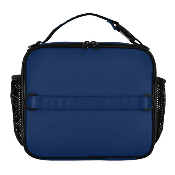 ALAZA Dark Blue Paint Lunch Box Insulated Lunch Bag Cooler Tote with Shoulder Strap