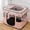 Pink, variant on ZBH Portable Pet Playpen, Foldable Exercise Play Tent Kennel Crate for Puppy Dog Cat Bunny, Great for Indoor Outdoor Travel Camping Use, 300D Oxford