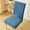 Blue, variant on SHIMELE Elastic Chair and Stool Cover, Polyester Chair Covers, Stain and Wear Proof, Comfortable Cushioning, 20.47x17.71x17.71in, Perfect for Home and Office Use, 1pc