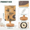 thumbnail image 3 of WOBOGO A Pattern with Cute Sloth and Toucan in The Jungle Bedroom Table Lamp USB Power Connector Wooden Base Round Linen Shade For Living Room Desk, 3 of 7