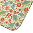 thumbnail image 5 of Pioneer Flower Floral Print Pattern Kitchen Dish Drying Mat 1 Pack, Ultra Absorbent Microfiber Drainer Mat, 16"x18", 5 of 6