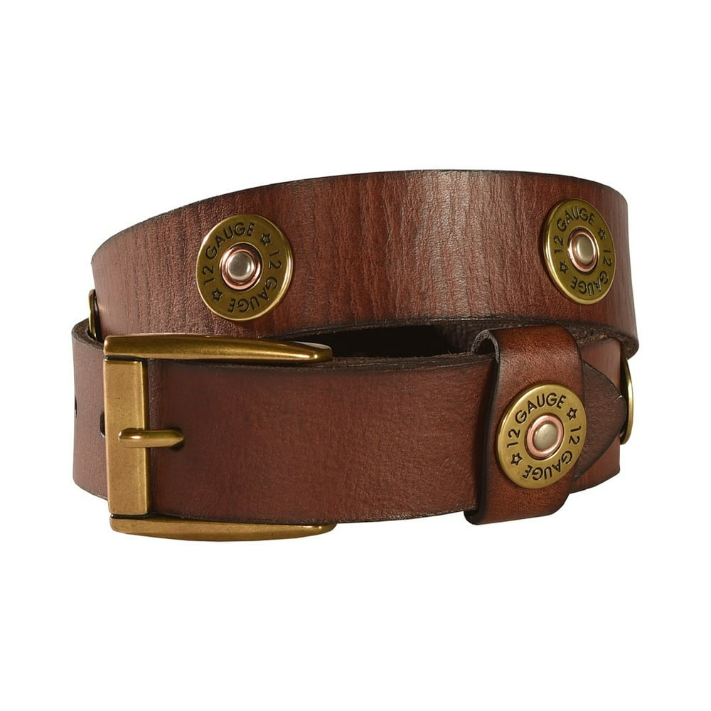 Nocona Nocona Boy's Shotgun Shell Conchos Belt Brown 18