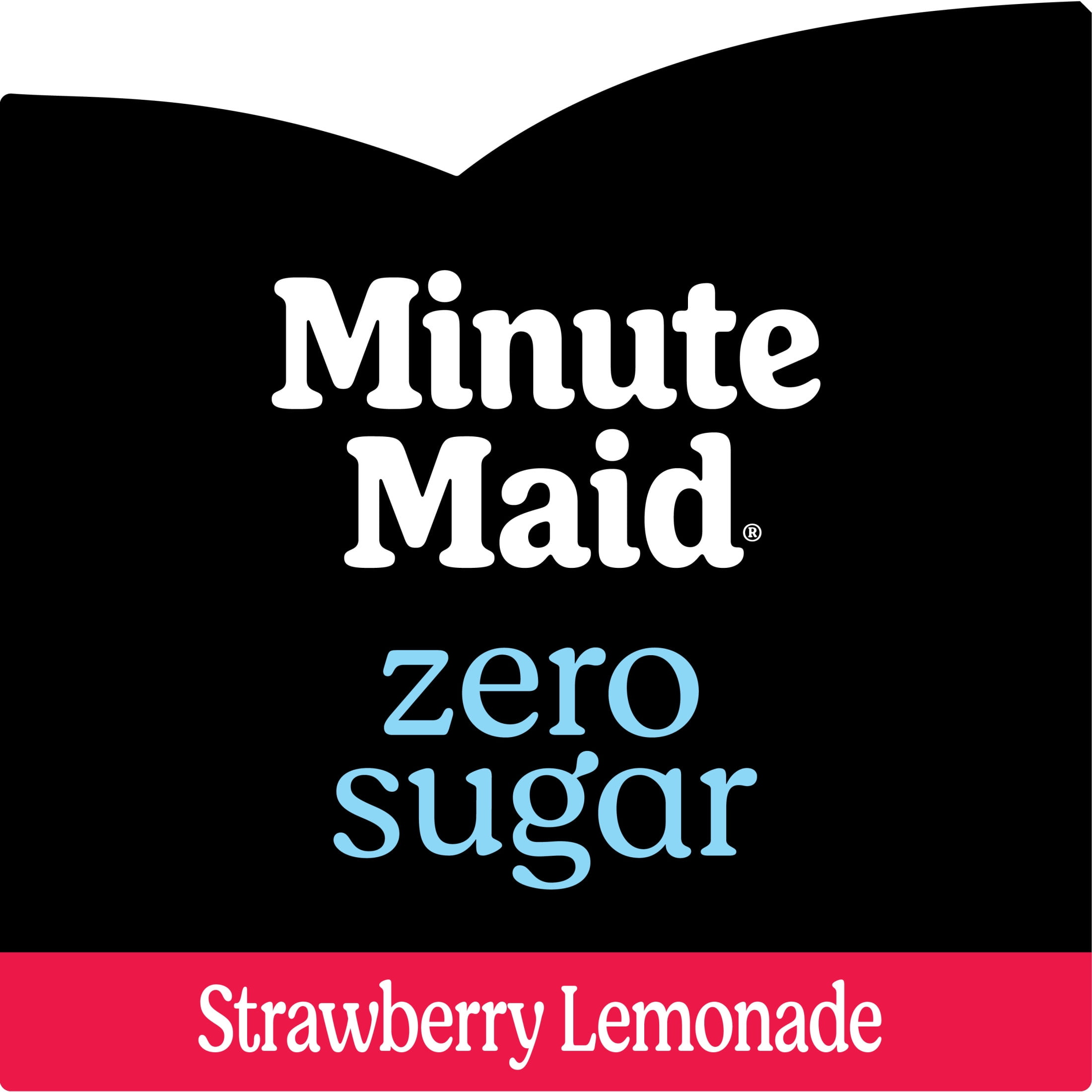 Minute Maid Zero Sugar Strawberry Lemonade Bottle, 52 fl oz