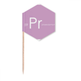 thumbnail image 1 of Chestry Elements Period Table Lanthanide Praseodyum Pr Toothpick Flags Cupcake Picks Party Celebration, 1 of 3