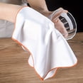 thumbnail image 5 of 2 Pack Large Lint-Free Microfiber Glass Polishing Cloth 20x20 Inch Drying Towel for Wine Glasses, 5 of 9
