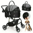thumbnail image 2 of SKISOPGO 3-in-1 Pet Stroller For Small And Medium-sized Dogs And Cats, Foldable, 2 of 5