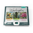 thumbnail image 4 of MyPuzzle - Washington: Bird, Tree, Flower- State Symbols Collage Series - Premium 500 Piece Jigsaw Puzzle for Adults, 4 of 6