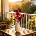thumbnail image 4 of Fall Outdoor Home Decor Artificial Flowers Pansies and Violets for Living Rooms and Seasonal Arrangements, 4 of 5