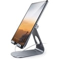 thumbnail image 2 of Support de Tablette, Support de Tablette Ajustable Lamicall : Support de Bureau Compatible avec Nouvelle Tablette 2019 Pro 10.2 / 10.5 / 9.7 / 12.9, Air mini 2 3 4, Nintendo Switch, Samsung Tab, Autres Tablettes - Noir, 2 of 5